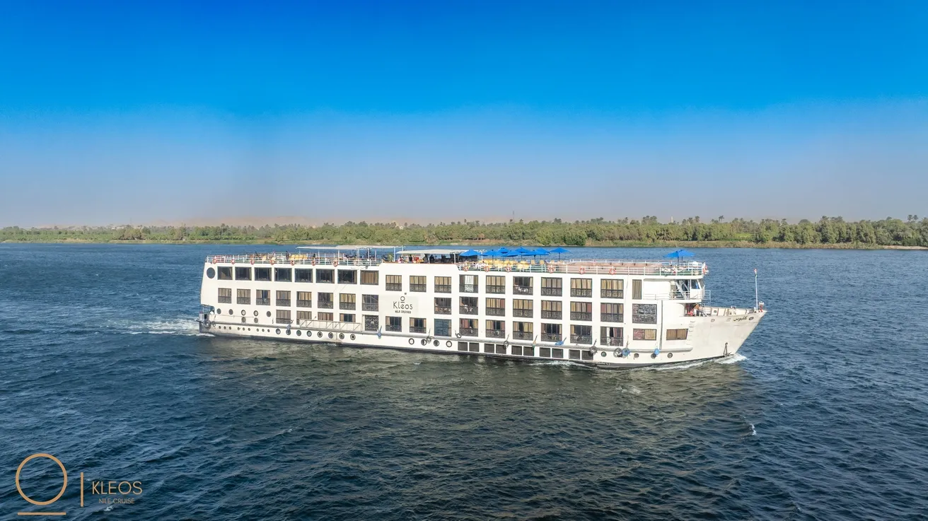 Sun deck of the MS Kleos Nile Cruise Nile cruise